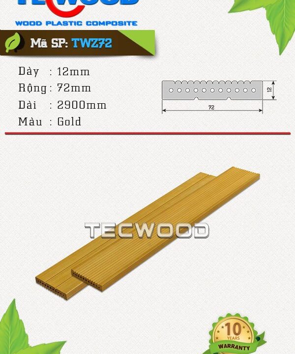 Thanh lam gỗ nhựa TWZ72