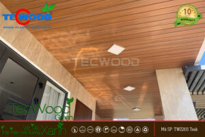 Tấm nhựa giả gỗ ốp trần