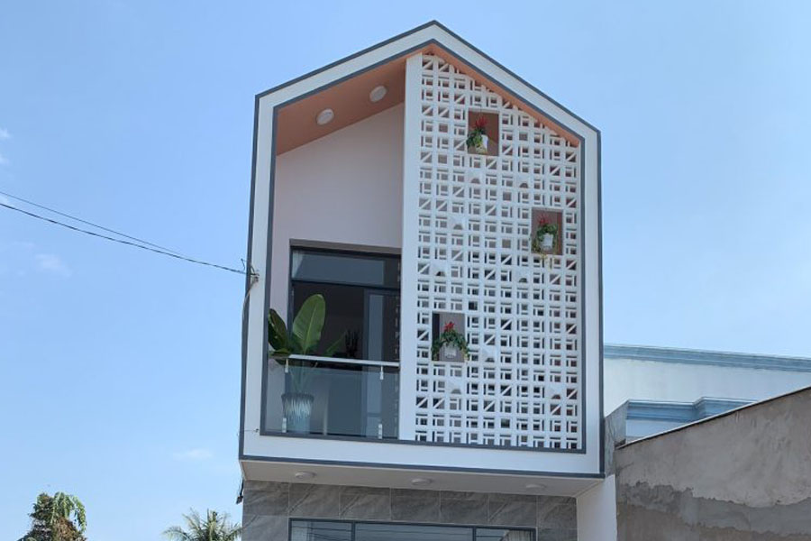 Gạch ốp tường bông gió