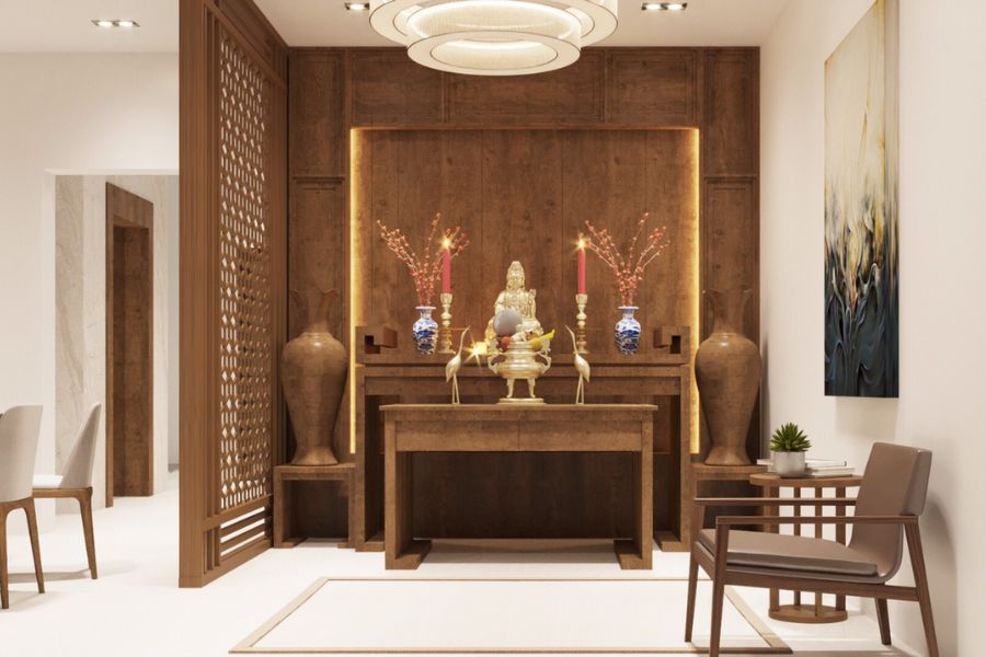 phong-tho-chung-cu Mẫu phòng thờ đẹp