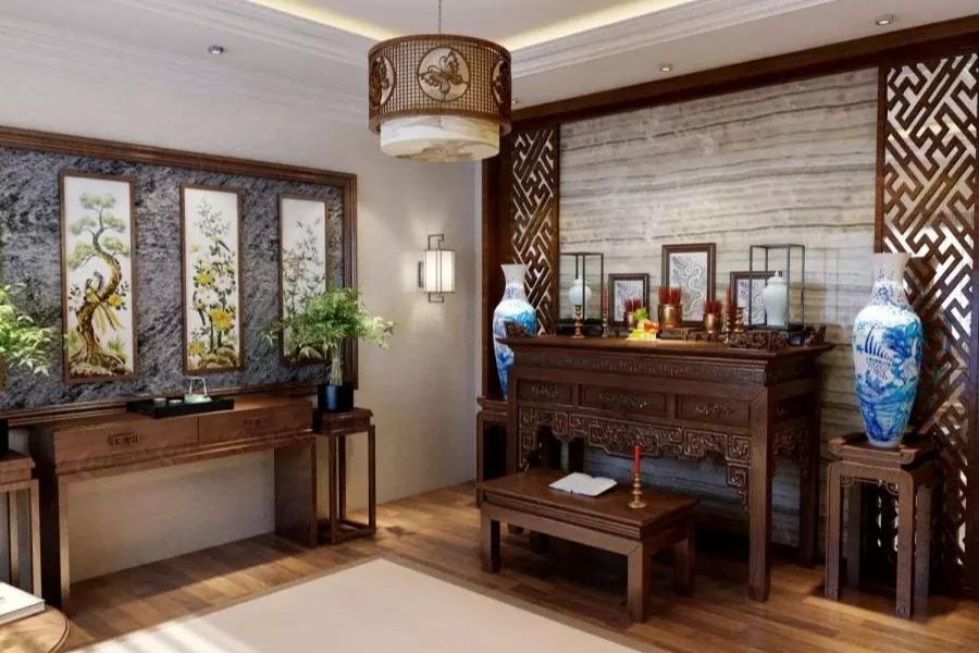 thiet-ke-phong-tho-dep Thiết kế phòng thờ hợp phong thuỷ