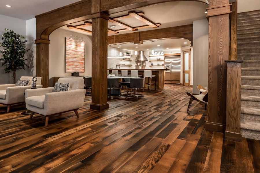 Sàn gỗ cho biệt thự